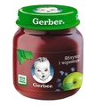 Пюре фруктовое Gerber Яблоко и черника, 130 г