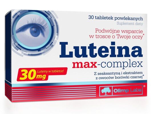Лютеїн та Зеаксантин для зору Olimp Luteina Max-Complex, 30 таблеток