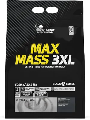 Гейнер Olimp MAX Mass 3XL, полуниця, 6000 г