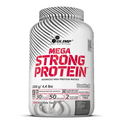 Протеїн комплексний Olimp Mega Strong Protein, полуниця, 2000 г
