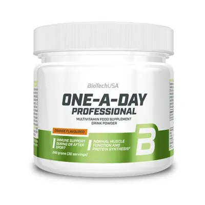 Вітамінно-мінеральний комплекс Biotech One-A-Day Professional зі смаком апельсину, 240 г