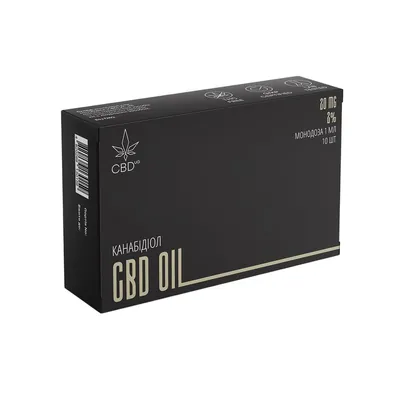 HHBD 80% 2本セット 1ml CBD CBG CRD CRDH Канабідіол CBD-олія в монодозах, 2%, 10 штук (200 мг коробці