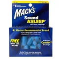 Беруші вкладки вушні MACK'S Sound Asleep 2140 захист від шуму до 32 дБ, сині, 12 пар