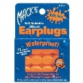 Беруши вкладки ушные MACK'S Pillow Soft 10 силиконовые детские, оранжевые, 6 пар