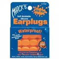Беруші вкладки вушні MACK`S Pillow Soft Silicone Earplugs Kids Size 10 дитячі силіконові помаранчеві, 6 пар