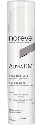 Крем-гель Noreva Alpha KM для обличчя, для зрілої чутливої шкіри, 30 мл