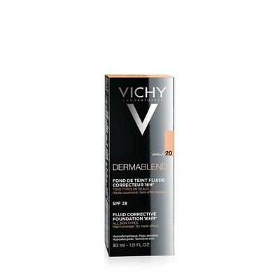 Тональний флюїд Vichy Dermablend коригувальний тон 20, SPF 28, 30 мл