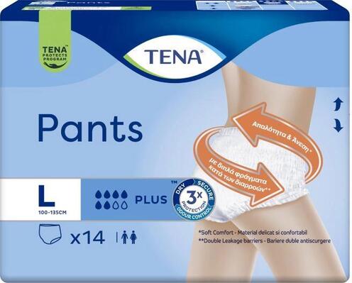 Підгузки-трусики Tena Pants Plus L, 14 штук