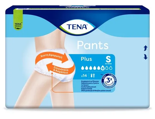 Підгузки-трусики для дорослих Tena Pants Plus S, 14 штук