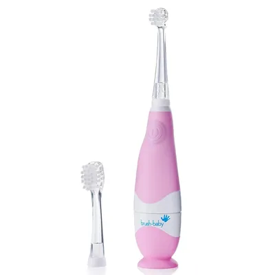 Електрична зубна щітка Brush-Baby BabySonic Electric Toothbrush 0-3 роки, рожева