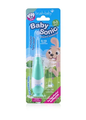 Електрична зубна щітка Brush-Baby BabySonic Electric Toothbrush 0-3 роки, м'ятна