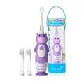 Електрична зубна щітка Brush-Baby Sonic Toothbrush WildOnes акумуляторна 0-10 років, бегемотик