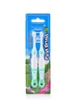 Зубна щітка Brush-Baby First Brush 0-18 місяців, колір в асортименті, 2 шт