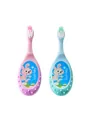 Зубна щітка Brush-Baby FlossBrush 0-3 роки, мікс кольорів, 2 шт