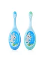 Зубна щітка Brush-Baby FlossBrush 0-3 роки, мікс кольорів, 2 шт