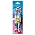 Зубна щітка Brush-Baby FlossBrush 3-6 років, колір в асортименті, 2 шт