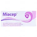 Міасер таблетки, в/плів. обол. по 10 мг №20 (10х2)
