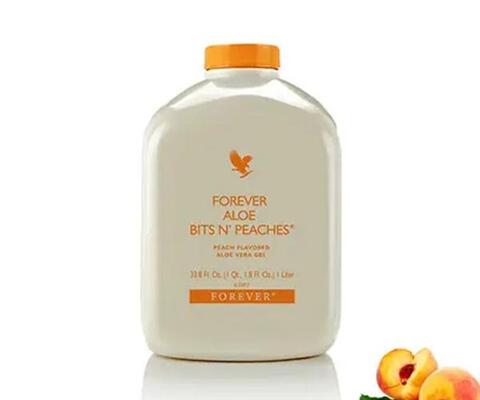 Форевер Гель Алоэ с персиком Forever Living Aloe Bits N' Peaches, 1000 мл