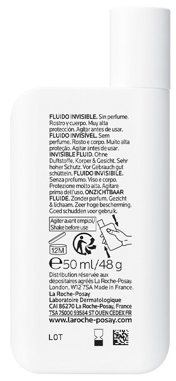 Флюид La Roche Posay Anthelios UVMune 400 Dermo-Pediatrics SPF50+ солнцезащитный легкий для чувствительной и склонной к раздражению кожи детей, 50 мл