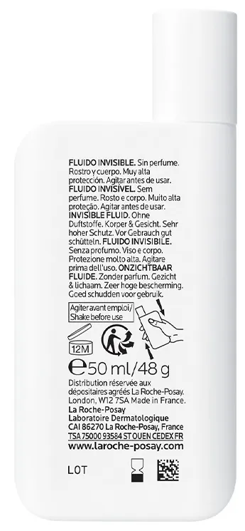 Флюїд La Roche-Posay Anthelios UVMune 400 Dermo-Pediatrics SPF50+ сонцезахисний легкий для чутливої та схильної до подразнень шкіри дітей, 50 мл