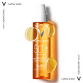 Масло Vichy Capital Soleil SPF50+ солнцезащитное водостойкое для кожи лица, тела и кончиков волос, 200 мл.