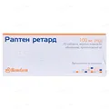 Раптен ретард таблетки, в/плів. обол., прол./д. по 100 мг №20 (10х2)