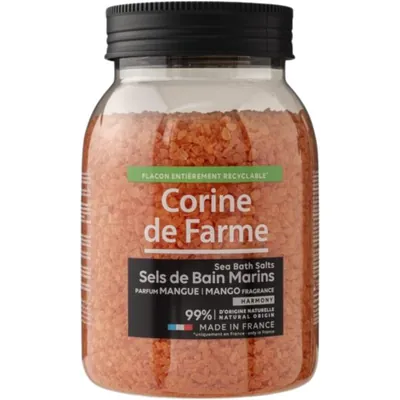 Сіль морська для ванн Corine de Farme Манго, 600 г
