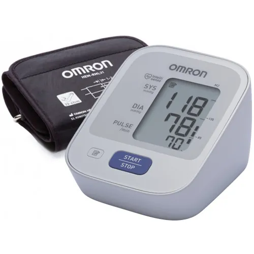 Тонометр Omron M2 Basic HEM-7121-ALRU автоматичний з мережевим адаптером, збільшена манжета