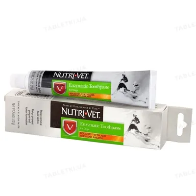 Зубна паста Nutri-Vet Ензимна для собак, 70 г