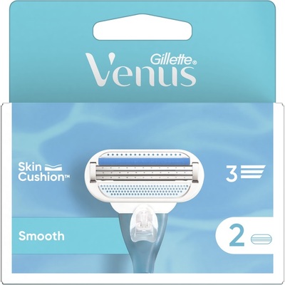 Картриджи сменные для бритья (лезвия) Venus 3 Smooth, 2 шт