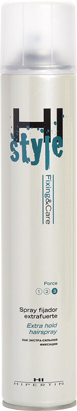 Лак для волос Hipertin Hipertin Hi Style Extra Hold 3 для укладки экстра-сильной фиксации, 650 мл