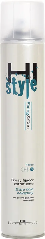 Лак для волосся Hipertin Style Extra Hold 3 для укладання екстра-сильної фіксації, 650 мл