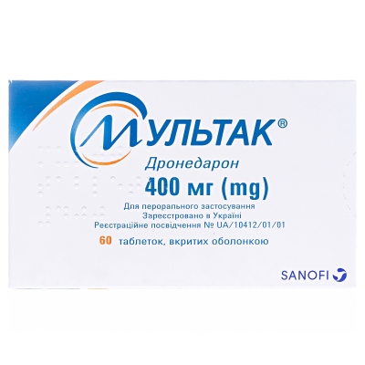 Мультак таблетки, п/о по 400 мг №60 (10х6)