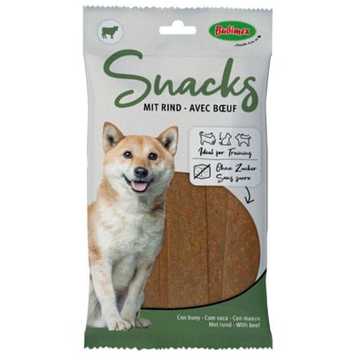 Лакомство жевательное Bubimex Chewing Strips Beef с говядиной для собак, 120 г