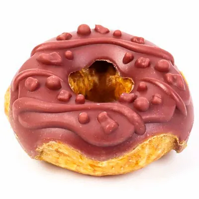 Ласощі Bubimex Donuts Chicken & Blueberry Пончик з курятиною та чорницею для собак, 7 см