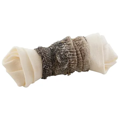 Ласощі жувальні Bubimex Fishies Knotted Chewing Bones with Skin Fish кручені кістки зі шкірою тріски для собак, 60 г