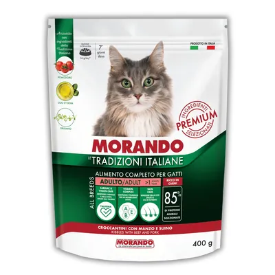 Корм сухий Morando Tradizioni для котів з яловичиною та свининою, 400 г