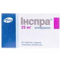 Інспра таблетки, в/плів. обол. по 25 мг №30 (10х3)