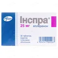 Інспра таблетки, в/плів. обол. по 25 мг №30 (10х3)