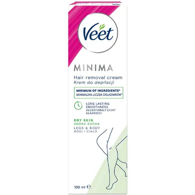 Крем для депіляції Veet Minima для сухої шкіри, 100 мл