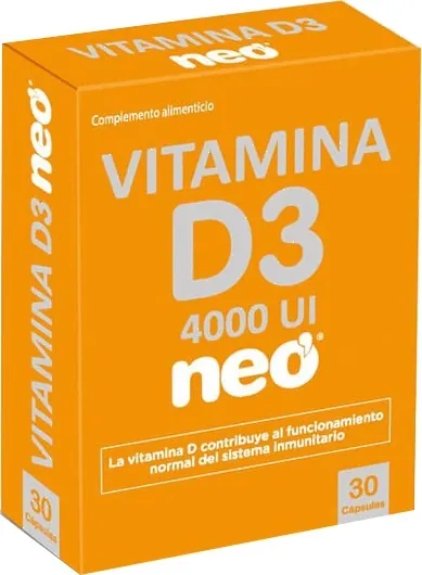 Вітамін Д3 4000 МО Neo Vitamina D3 4000 UI капсули №30 (15х2)