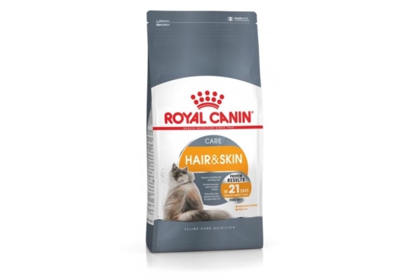 Корм сухой для кошек Royal Canin Hair & Skin Care от 1 до 7 лет, для заботы о коже и шерсти, 2 кг