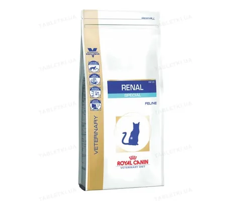 Корм сухий для кішок Royal Canin Renal Special Dry з хронічною нирковою недостатністю, 2 кг