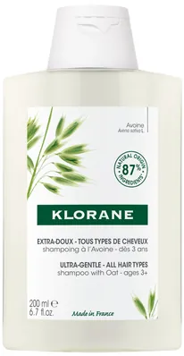 Шампунь Klorane Oat Овес ультраніжний, 200 мл