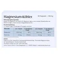 Магній - Кьолер (Magnesium - Kohler) капсули №90 (15х6)