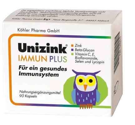 Уницинк Иммун Плюс (Unizink Immun Plus) капсулы №90 (10х9)