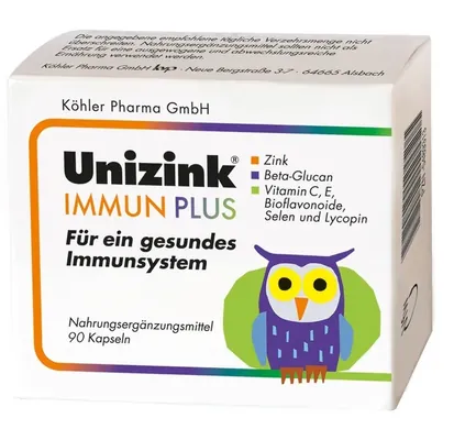 Уніцинк Імун Плюс (Unizink Immun Plus) капсули №90 (10х9)