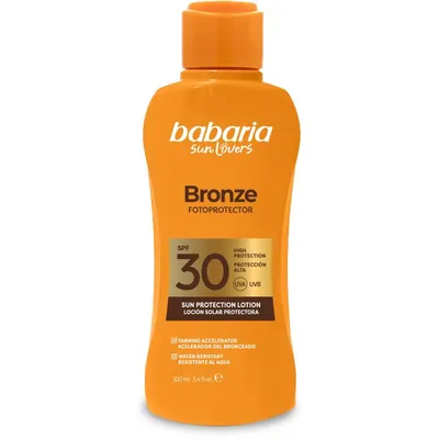 Лосьйон для тіла Babaria SPF 30 для засмаги з бронзуючим ефектом, 100 мл