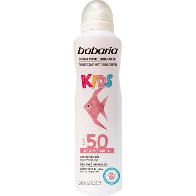 Спрей-міст сонцезахисний Babaria SPF 50 дитячий для чутливої шкіри, 200 мл