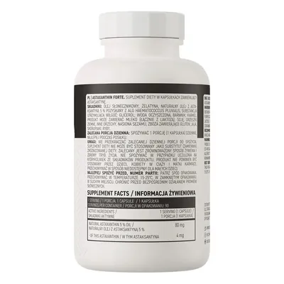 Астаксантин форте OstroVit Astaxanthin Forte, 90 капсул